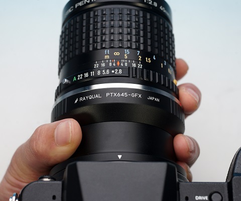 大特価セール開催中 新品PENTAX 645レンズ →Fujifilm GFX マウントアダプター デジタルカメラ